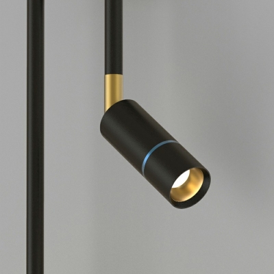 2-Light Wall Light Fixture Modernist Style Ring Shape Metal Sconce Lights