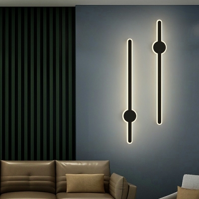 Modern Linear Wall Lighting Fixtures Metal Wall Mount Light Fixture