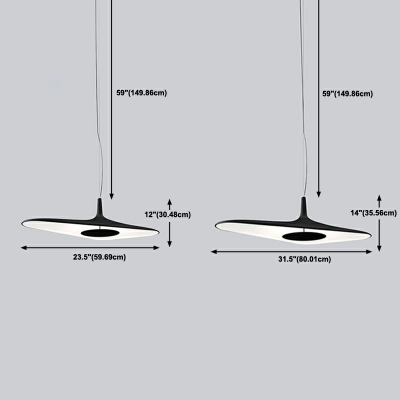 Modern Style Resin  Pendant Light 1 Light Irregular Hanging Lamp for Bedroom and Hallway
