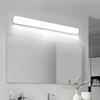 Vanity Lighting Ideas Modern Style Plastic Vanity Lighting for Bathroom