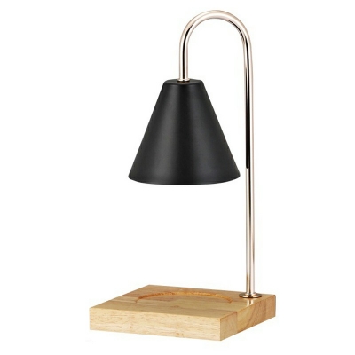 1-Light Table Lamp Modernism Style Cone Shape Metal Dining Table Light (without Aromatherapy Candles)