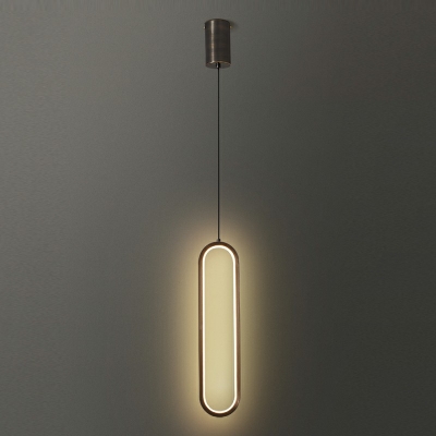 Black Armillary Pendant Light Fixtures Modern Style Metal 1 Light Hanging Light Kit