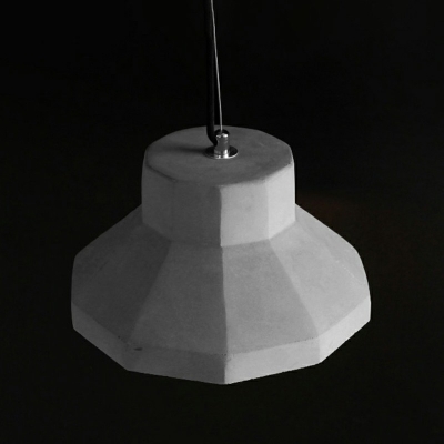 Contemporary Conical Hanging Pendant Lights Concrete Down Lighting Pendant