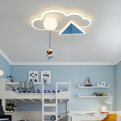 Ceiling Mount Light Children's Room Style Acrylic Flush Mount Light Fixtures for Living Room
