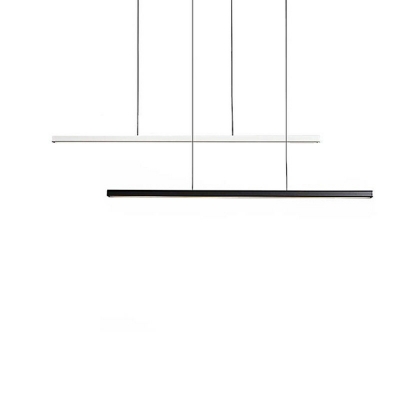 Linear Hanging Island Lights Modern Minimalism Ceiling Pendant Light for Living Room
