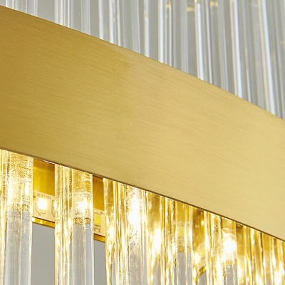 Modern Gold Chandelier Round Shape LED Chandelier Pendant Light