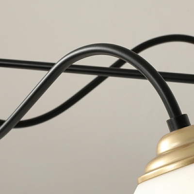 Modern Hanging Pendant Lights Glass Black Minimalism Over Island Lighting for Dinning Room