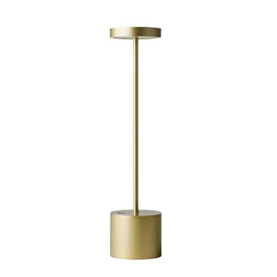 Simple Style 1 Light Cylindrical Table Lamp Metal Third Gear Desk Light for Living Room