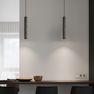 Stone 1 Light Modern Down Lighting Pendant Simplicity Hanging Light Fixtures for Dining Room
