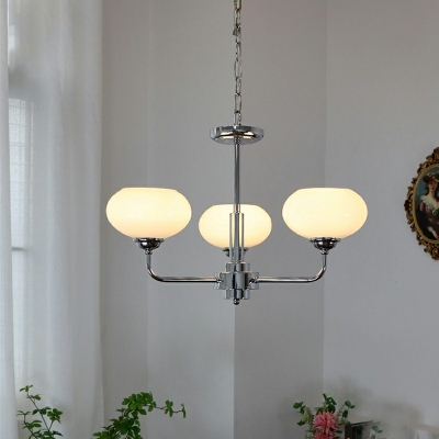 Traditional Circular Chandelier Pendant Light Glass Chandelier Lighting Fixtures