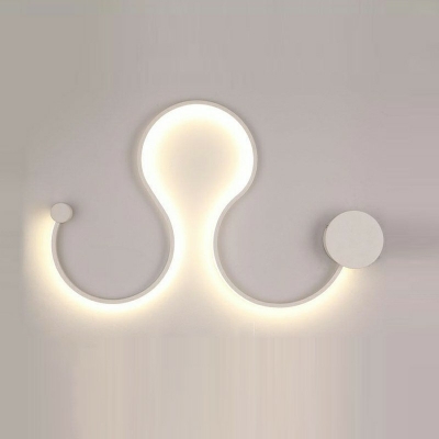 Wall Lighting Fixtures Contemporary Style Silica Gel Sconce Light Fixture For Bedroom