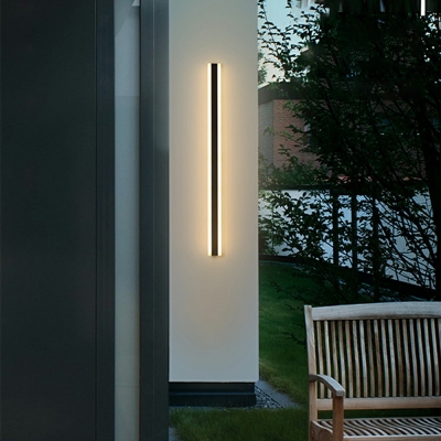 1 Light Sconce Light Fixture Modern Style Acrylic Wall Lighting Fixtures For Courtyard