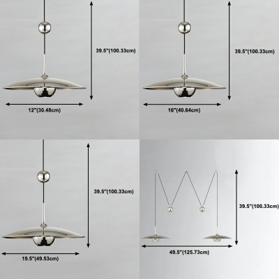 Adjustable Geometric Pendant Lighting Modern Metal Pendant Light Fixtures