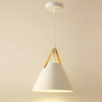 Contemporary Cone Hanging Pendant Lights Metallic Down Lighting Pendant