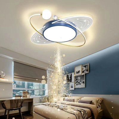 Flush Light Modern Style Acrylic Flush Light Fixtures for Living Room