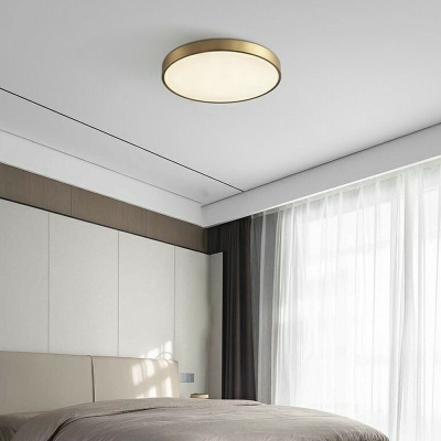 Led Flush Ceiling Lights Round Shade Traditional Style Acrylic Led Flush Light for Dining Room