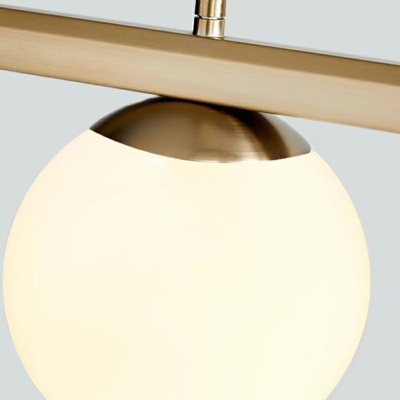 Vintage 5 Lights Glass Chandelier Pendant Light Industrial Over Island Lighting for Living Room