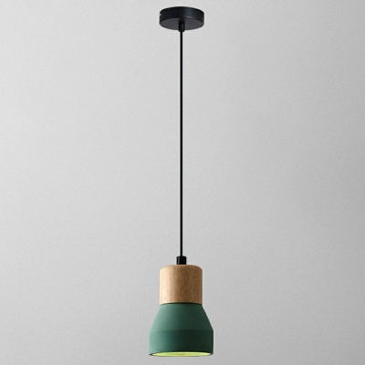 1-Light Pendant Lighting Minimalistic Style Cone Shape Stone  Hanging Ceiling Lights