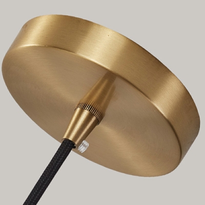 1-Light Pendant Lights Contemporary Style Cone Shape Wood Pendulum Lights