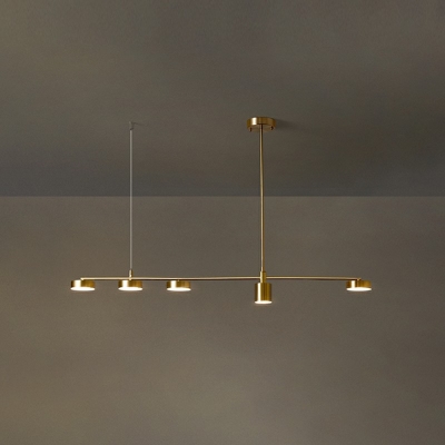 Contemporary Island Lighting Minimalism LED Chandelier Lighting Fixtures for Living Room