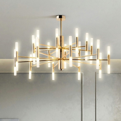Postmodern Style Ceiling Chandelier Multi-Light Metal Hanging Lamp Kit