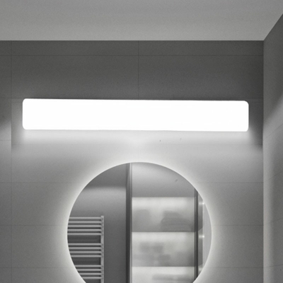 Vanity Lighting Ideas Modern Style Plastic Vanity Lighting for Bathroom