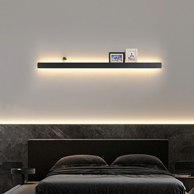 1 Light Sconce Light Fixture Modern Style Acrylic Wall Lighting Fixtures For Bedroom