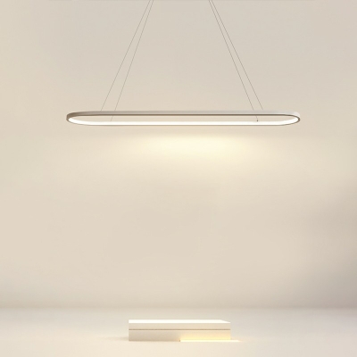 Contemporary Acrylic Island Lighting Fixtures Single Tier Metal Chandelier Light Fixture