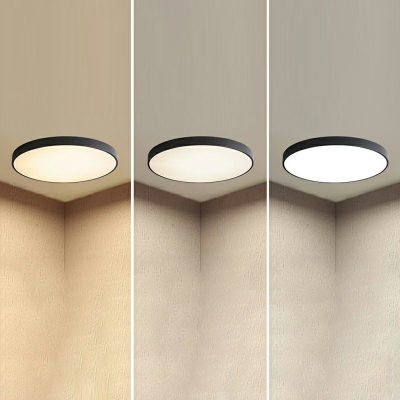 Contemporary Flush Mount Ceiling Light Round Shape Flush Chandelier Lighting