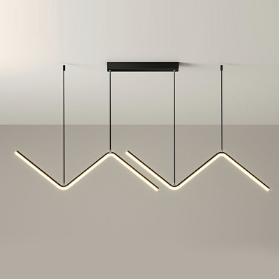 Designer Geometric Island Chandelier Lights Metal Ceiling Pendant Light