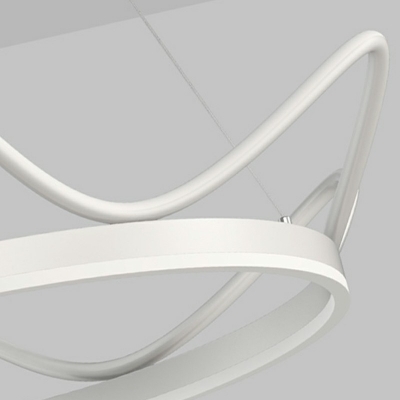 Minimalist Crown Suspended Lighting Fixture Metal Pendant Lighting Fixtures