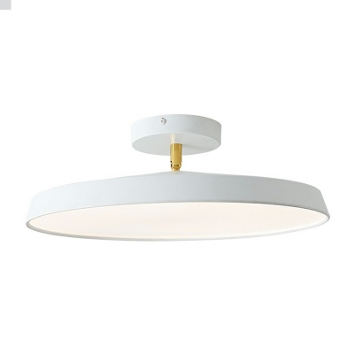 Nordic Style Semi Flush Mounted Ceiling Led Lights Modern Simplicity Close to Ceiling Lamp for Bedroom