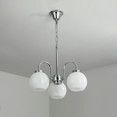 Sphere Chandelier Lights Contemporary Glass Chandelier Lighting for Dining Room