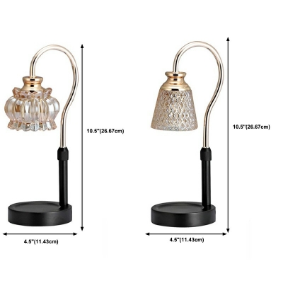 1-Light Table Lamp Mid-Century Modern Style Bell Shape Metal Dining Table Light(without Aromatherapy Candles)