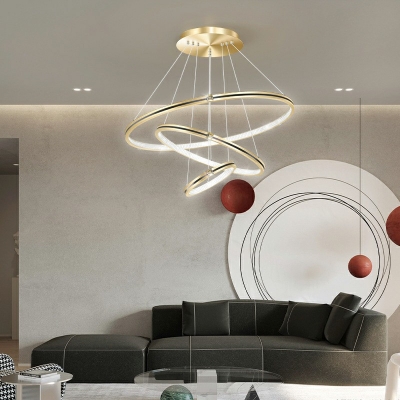 Contemporary Chandeliers Acrylic Shade Chandelier Lighting Fixtures for Dining Room