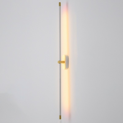 Modern Linear Wall Lighting Fixtures Metallic Wall Mount Light Fixture