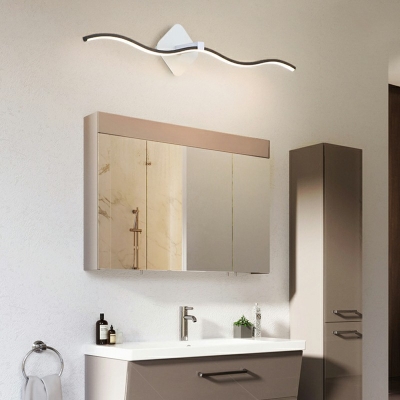 Modern Style Metal Led Wall Sconce Lights Acrylic Vanity Sconce for Bathroom