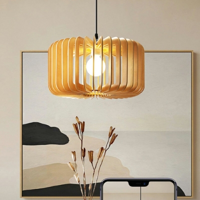 Modern Wood Hanging Pendant Lights Nordic Minimalist Suspension Lamp for Living Room