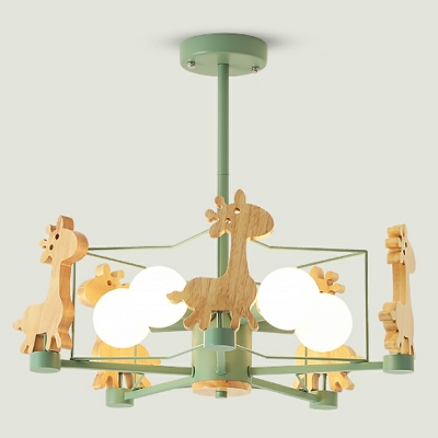Nordic Style Chandelier Pendant Light Modern Macaron Ceiling Hang Fixture for Living Room