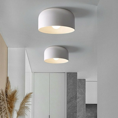 Drum Modern Surface Mounted Led Ceiling Light Nordic Style Close to Ceiling Lighting for Bedroom