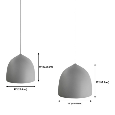 Geometric Pendant Lighting Modern Metal Warm Light 1-Light Pendant Light