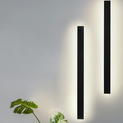Modern Wall Sconce Lighting Rectangular Shape with Acrylic Shade Wall Sconce Lighting