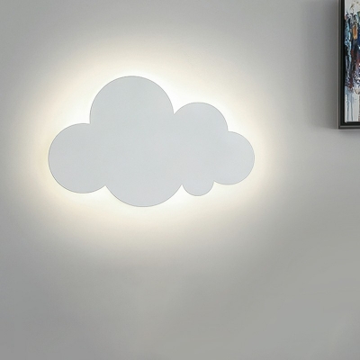 Modernist Clound Sconce Light Fixture Metallic Wall Mounted Light Fixture