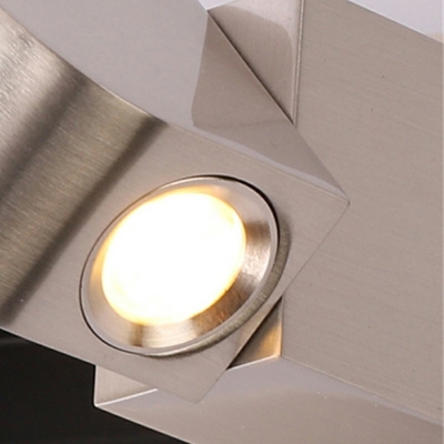 Simple Warm Light Swing Arm Reading Wall Light Metallic Wall Mounted Light Fixture