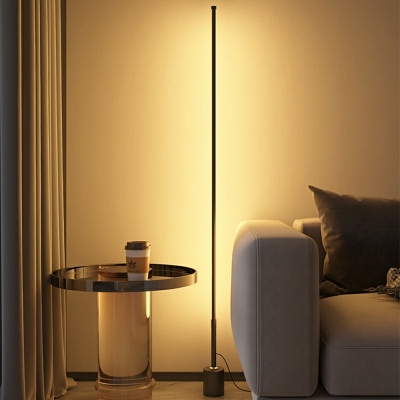 Standard Lamp Linear Shade Acrylic Standard Lamp for Living Room