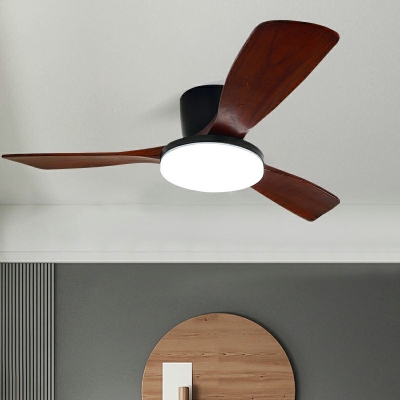 1-Light Fan Light Modernism Style Fan Shape Metal Third Gear Semi-Flush Mount Ceiling Lighting