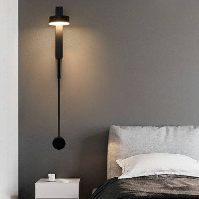 1 Light Wall Sconce Lighting Contemporary Style Acrylic Wall Lighting Fixtures For Bedroom