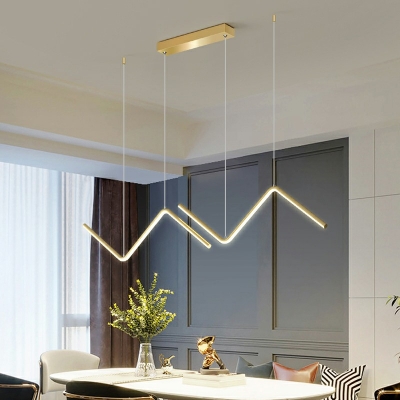 Minimalism Hanging Island Lights Modern Led Hanging Pendant Lights for Bedroom