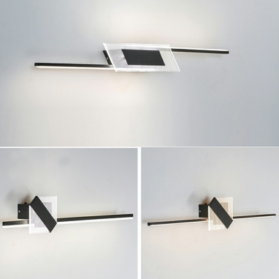 Modernist Third Gear Linear Wall Lighting Fixtures Metal Wall Mounted Light Fixture