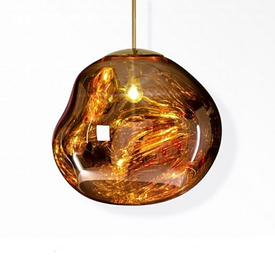 Contemporary Crystal Glass Hanging Lights Ambient Lighting Indoor